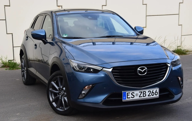 Mazda CX-3 cena 63900 przebieg: 102000, rok produkcji 2018 z Gniezno małe 92